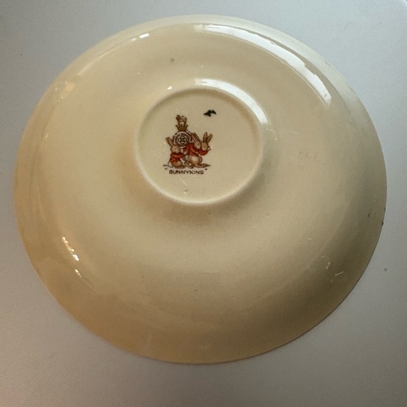 Vintage  Royal doulton Bunnykin small saucer plate  and cup - Picture 3 of 9